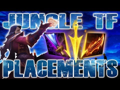 Can Lethal Tempo TF Jungle 10-0 placements from an unranked account?