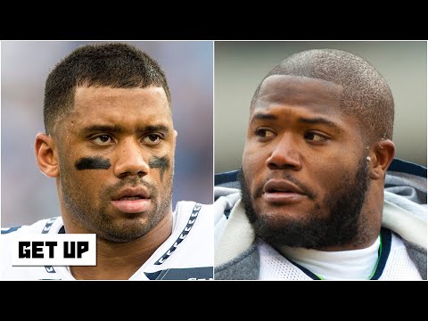 前海鷹隊FB邁克爾-羅賓遜對拉塞爾-威爾遜想從西雅圖得到的東西感到困惑 - 起床 (Former Seahawks FB Michael Robinson confused by what Russell Wilson wants from Seattle | Get Up)