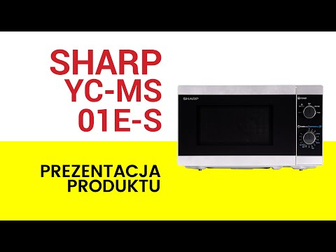 Sharp Aštrus | Mikrobangų krosnelė su grotelėmis | YC-MG01E-C | Laisvai stovintis | 800 W | Grilis | Baltas