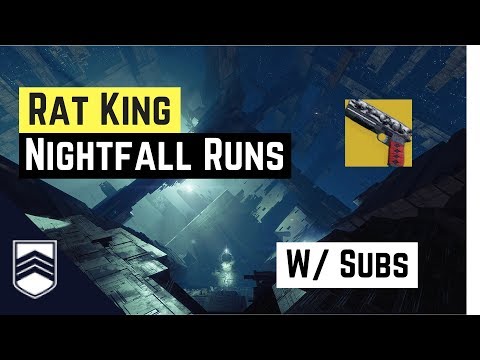 Destiny 2 | [PS4] Rat King Carries!! Nightfall Runs - The Pyramidian - 4 Rat Kings!!