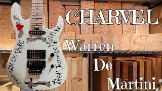 Video thumbnail for 【試奏動画】CHARVEL / WARREN DE MARTINI USA SIGNATURE FRENCHIE by ESP Guitar Workshop