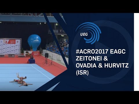 Women's group Israel - 2017 Acro Europeans, junior balance final