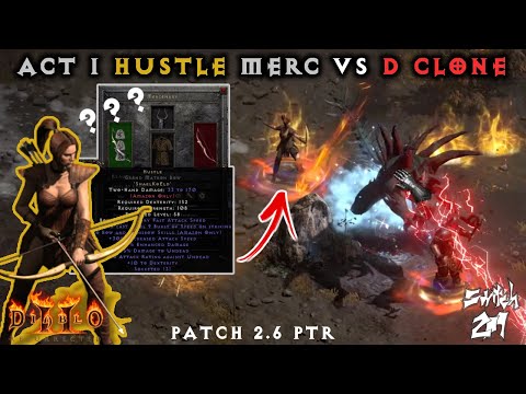 Patch 2.6 PTR: Act 1 Merc Takes On D Clone... With New "Hustle" Runeword? - Diablo 2 Resurrected