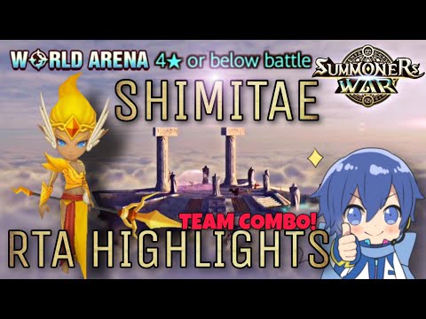 Shimitae Team Combo in World Arena - Summoners War