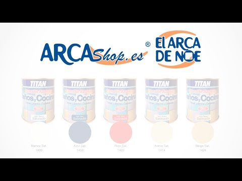 Esmalte Azulejos Titan Baño y Cocina. Satinado