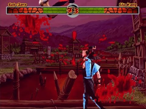 2D Fighter Maker 2nd - My Mortal Kombat Game (First Test)