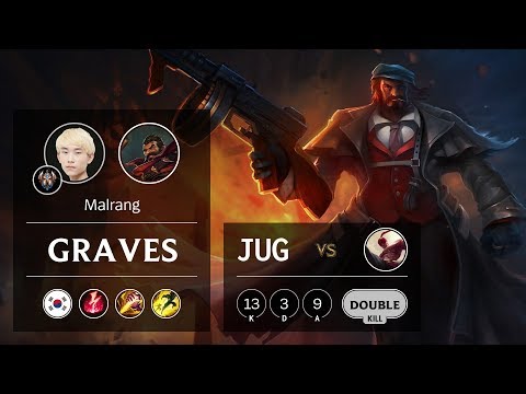 Graves Jungle vs Lee Sin - KR Challenger Patch 9.24