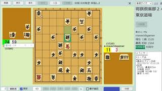 【将棋倶楽部24】レート1600を目指して1