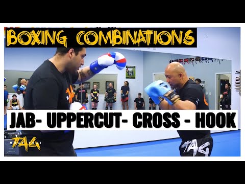 TAG Boxing Combo #2 - jab, lead uppercut, cross, lead hook