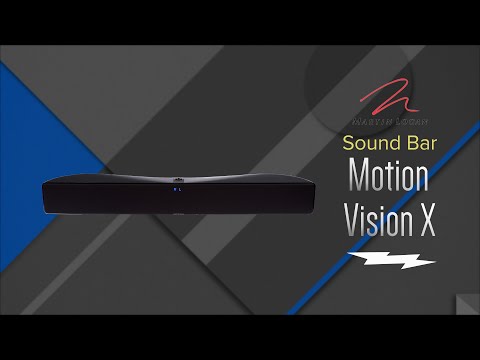 Martin Logan Motion Vision X Black Sound Bar Speaker MOSBDX - Overview