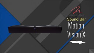 Martin Logan Motion Vision X Black Sound Bar Speaker MOSBDX - Overview