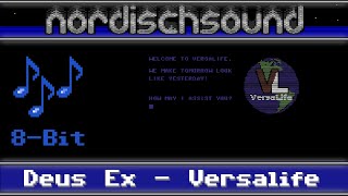 Deus Ex Versalife Theme in 8-bit C64 SID Cover oscilloscope view
