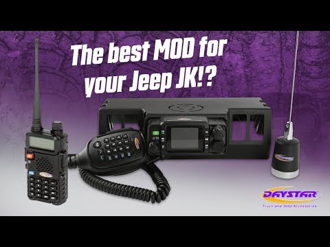 The Daystar GMRS Radio for the Jeep JK may be the BEST mod for your Jeep!