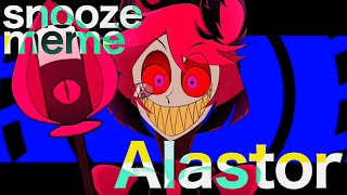 Snooze meme/⚠️Flash&blood 【Hazbin hotel Alastor】【手描き】