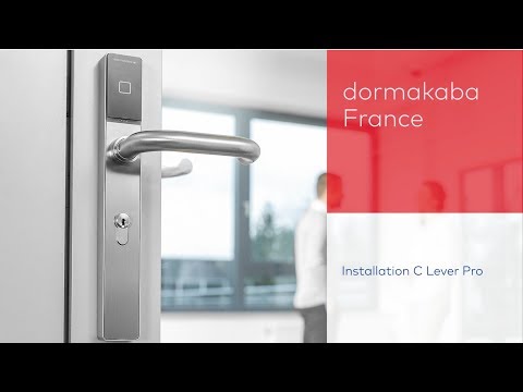 Comment installer une garniture c-Lever pro Dormakaba France