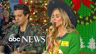 Mark Ballas and B.C. Jean Perform 'God Rest Ye Merry Gentlemen'