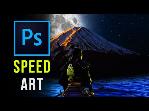 Creating amazing SAMURAI in Photoshop | Speed Art