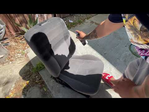 DIY: Seat Color Change With Dupli-Color Interior Paint!