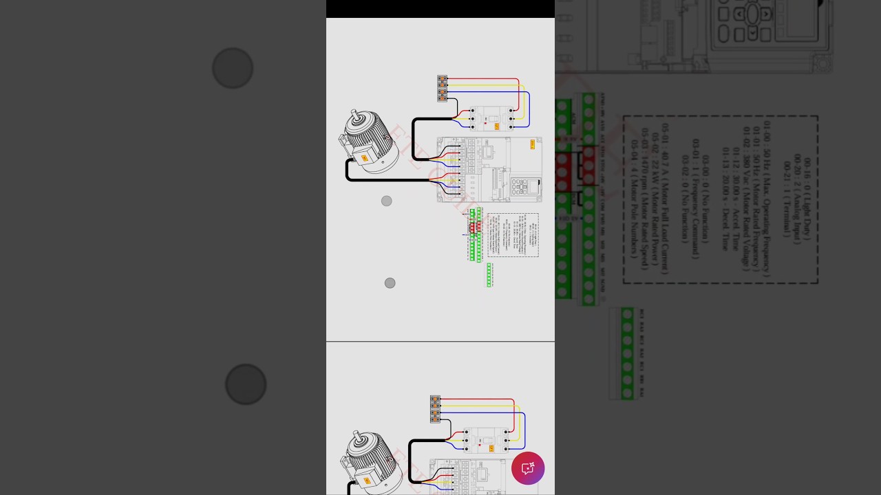 Delta Inverter CP2000 _ How to wiring - Setting and more ... #delta #inverter #CP2000 #electrical