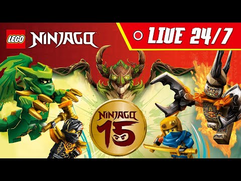 🔴 LIVE LEGO® NINJAGO 15th Anniversary Livestream!🥷Original Pilots, Trailers, Specials + MORE! 🎉