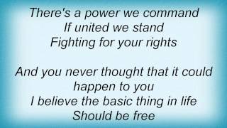 Jimmy Somerville - And You Never Thought That This Could Happen To You Lyrics