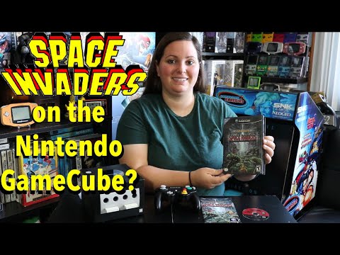 Space Raiders - Nintendo GameCube -Review and Gameplay (Space Invaders on the Nintendo GameCube)