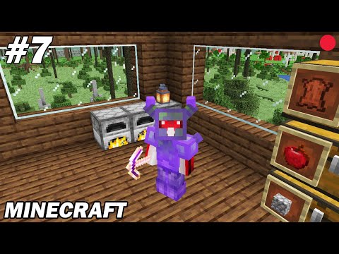 I have a fiery pickaxe and new armor!  Minecraft Mod Ep 7 Twilight Forest
