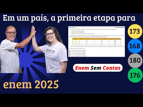ENEM 2025 - QUESTÃO 173 - CADERNO AMARELO