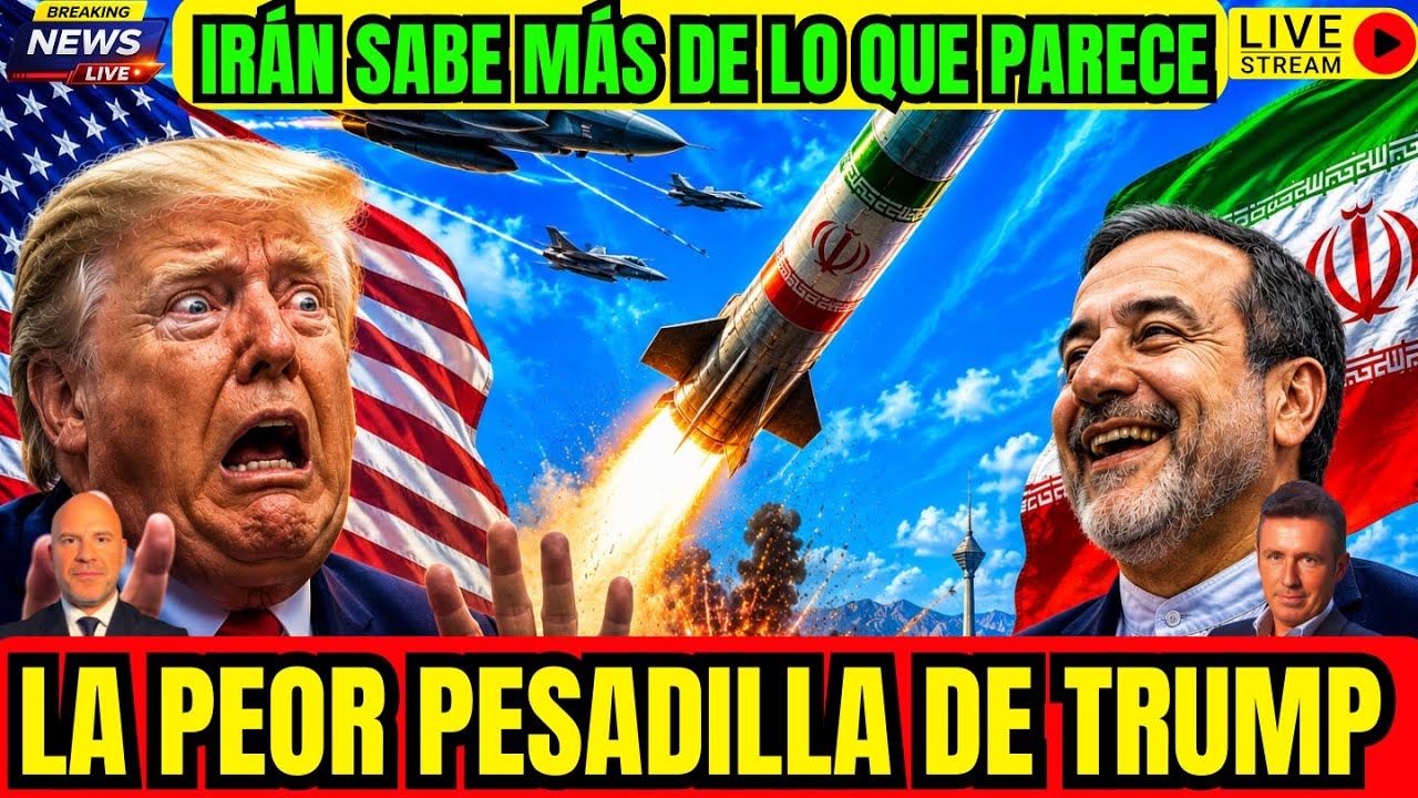 DIRECTO. LA PEOR PESADILLA DE TRUMP. IRÁN SABE MÁS DE LO QUE PARECE...