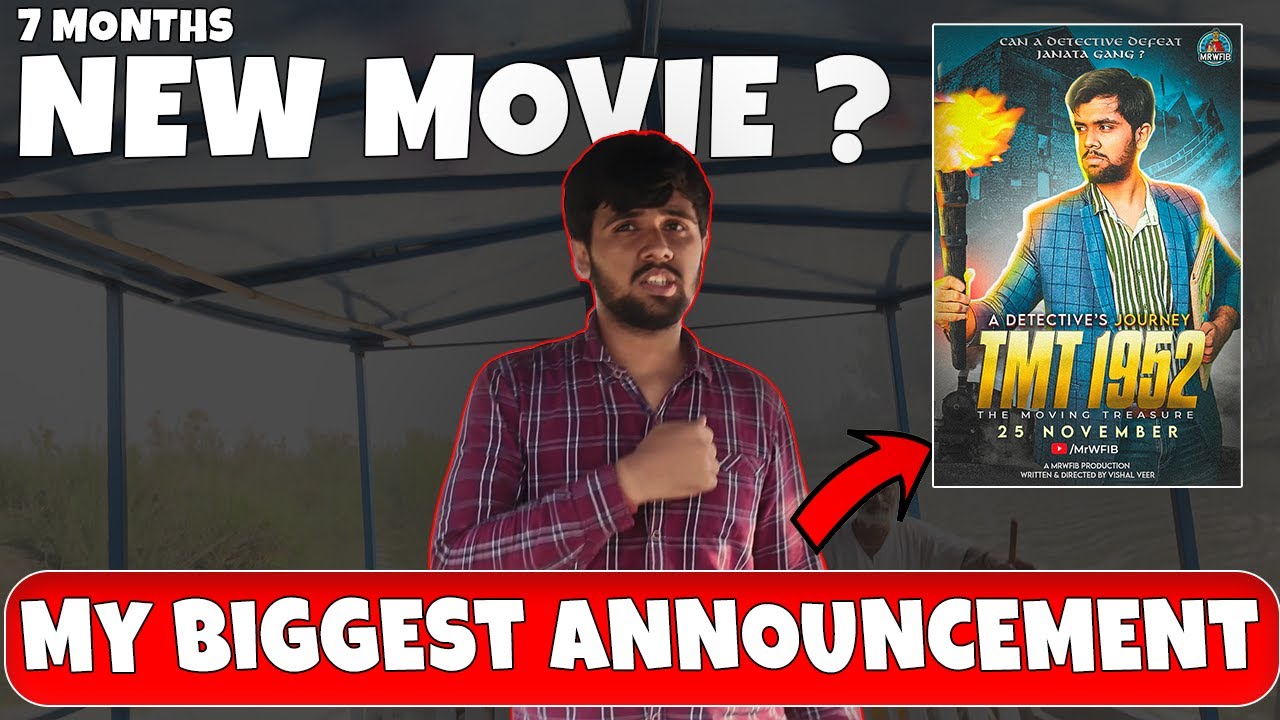 TMT 1952 — My biggest announcement - My First Movie " #TMT1952 !! | New Movie |  First Movie Made by 17 year !