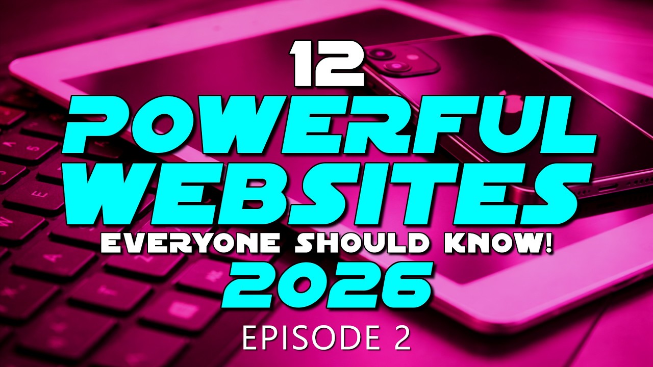 12 Powerful Websites Everyone Should Know! Episode 2 (2026)
