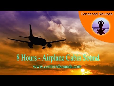 AIRPLANE WHITE NOISE Cabin Sounds Flight Aircraft Sounds Relaxing Sleeping Studying Meditating Relax
