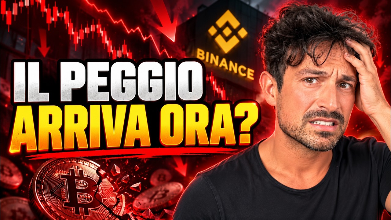 BITCOIN, CRYPTO: BINANCE FA CROLLARE TUTTO. È SOLO L'INIZIO O SI RIPARTE DA QUI?