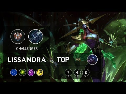 Lissandra Top vs Jax - EUW Challenger Patch 9.16