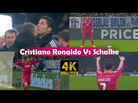 Cristiano Ronaldo Vs Schalke - Ronaldo Free Clip - Ronaldo Clip For Edit 🔥