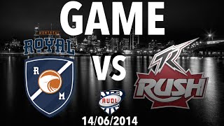 Toronto Rush VS Royal | Game | AUDL | Ultimate frisbee | Montreal Royal
