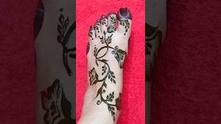 stylish mehndi design for foot | mehandi design for feet #mehendiart #eid #shorts #farheenscreation