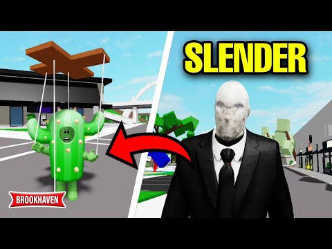 CACTUS MANIPULÉ PAR SLENDER ET SON FILS (ÇA TOURNE MAL) ! ROBLOX - BROOKHAVEN RP