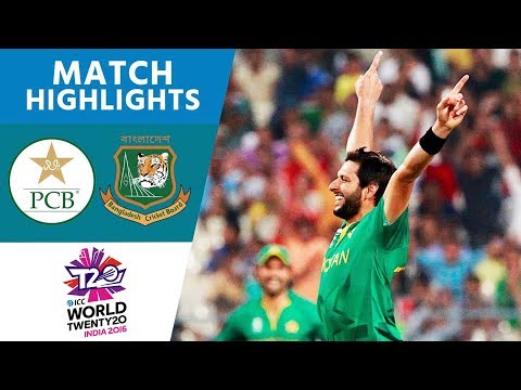 Afridi Stars in Comfortable Win | Pakistan vs Bangladesh | ICC Men's #WT20 2016 - Highlights