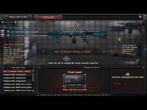 CFVN: Upgrading AA12-Buster Hexa Core Lv Max