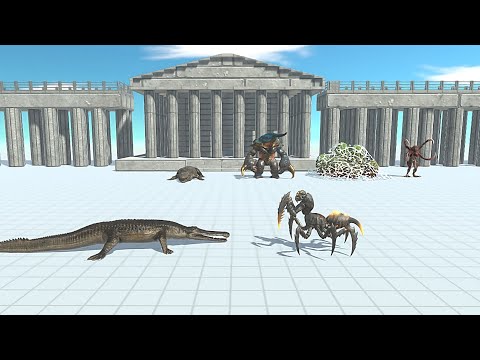 REPTILES VS ALIEN EXOTICA - Animal Revolt Battle Simulator