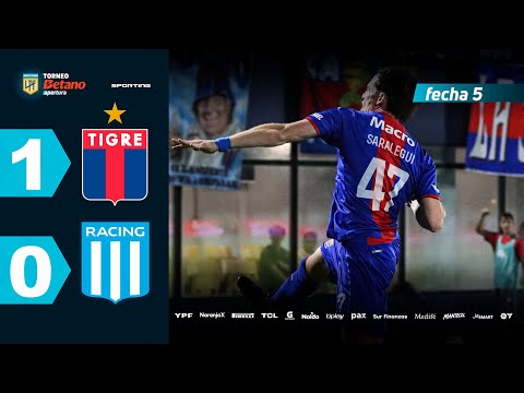 TIGRE 1 - 0 RACING I Resumen del partido | #TorneoBetano Apertura 2025