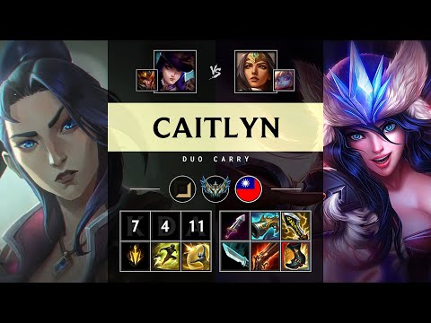 Caitlyn ADC vs Sivir - TW Challenger Patch 25.20