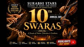 Download lagu SWARAS 2026 | 10TH ANNUAL DAY CELEBRATION | SURABHI STARS SCHOOL OF MUSIC AND DANCE mp3 Download lagu SWARAS 2026 | 10TH ANNUAL DAY CELEBRATION | SURABHI STARS SCHOOL OF MUSIC AND DANCE mp3