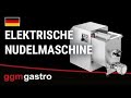 Commercial Electric Pasta Extruder Machine – 8.4 kg/h – 750 W – Ø75 mm Die – Made in Italy