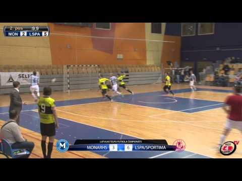 MONARHS - LSPA/SPORTIMA (3:6) vārtu guvumi (22.02.2014)