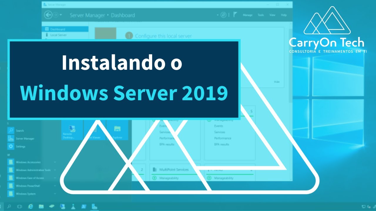 [Curso Windows Server 2019] Instalação do sistema operacional