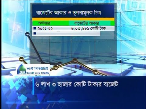 ৬ লাখ ৩ হাজার ৬শ’ ৮১ কোটি টাকার বাজেট প্রস্তাব