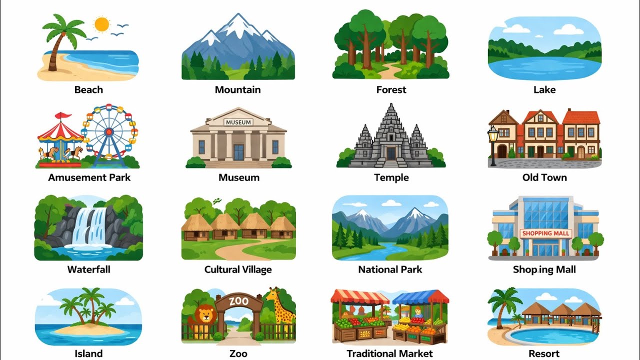 Every Type of Tourist Destination Explained