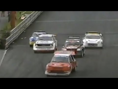 European Rallycross Final 1990 amazing Matti Alamaki Martin Schanche and AUDI QUATTRO S1 Mondello
